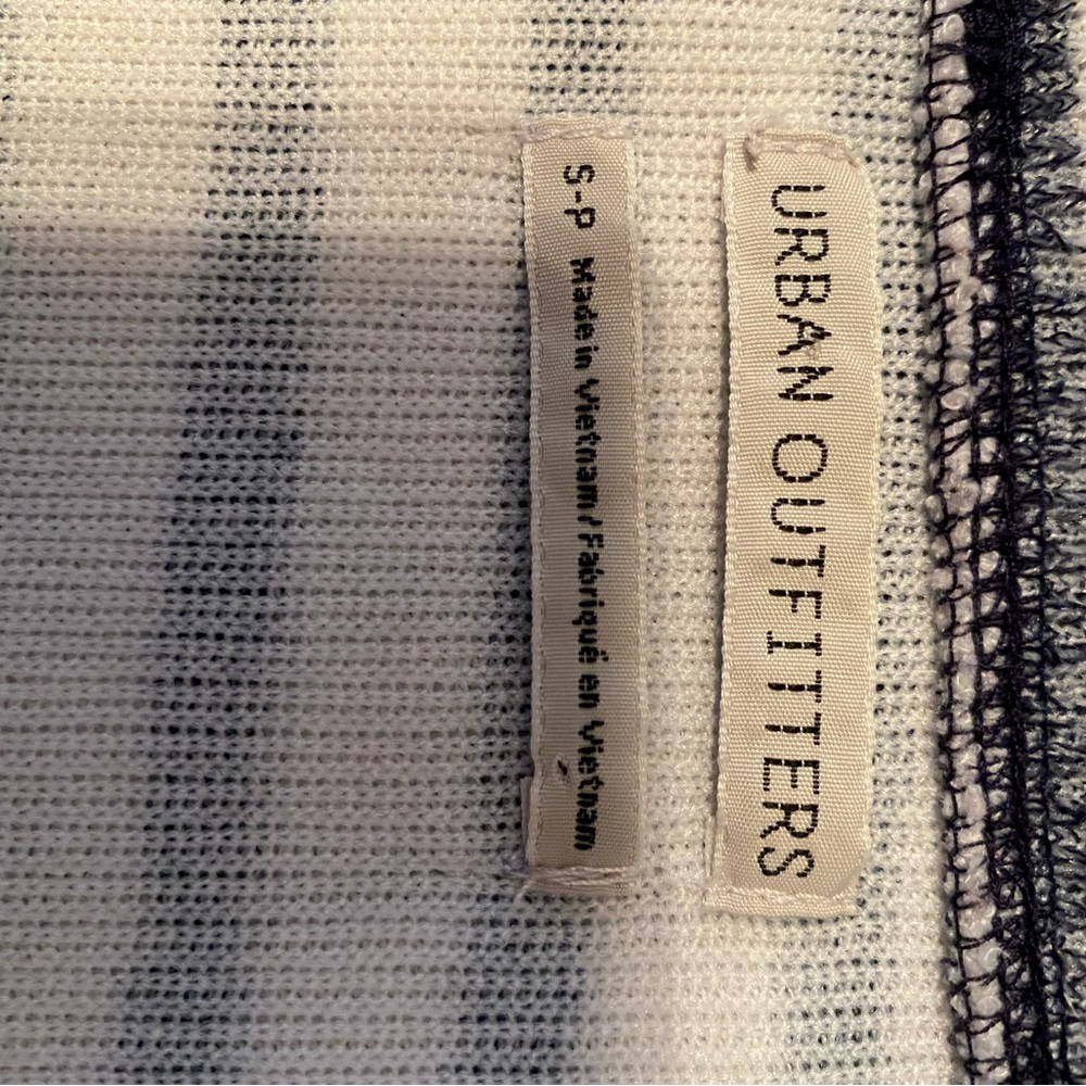 Striped V-Neck Button Sweater - Picture 3 of 4